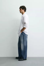 100% LINNEN OVERHEMD REGULAR FIT