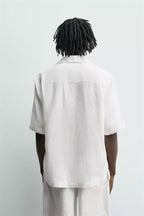 100% LINNEN RELAXED FIT OVERHEMD