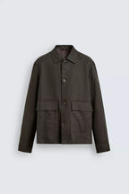 100% LINNEN OVERSHIRT