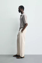 100% LINNEN TRICOT POLO
