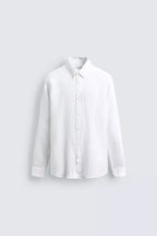 100% LINNEN OVERHEMD REGULAR FIT