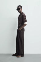 100% LINNEN TRICOT POLO