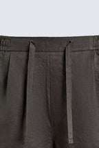 BERMUDA RELAXED FIT 100% LINNEN