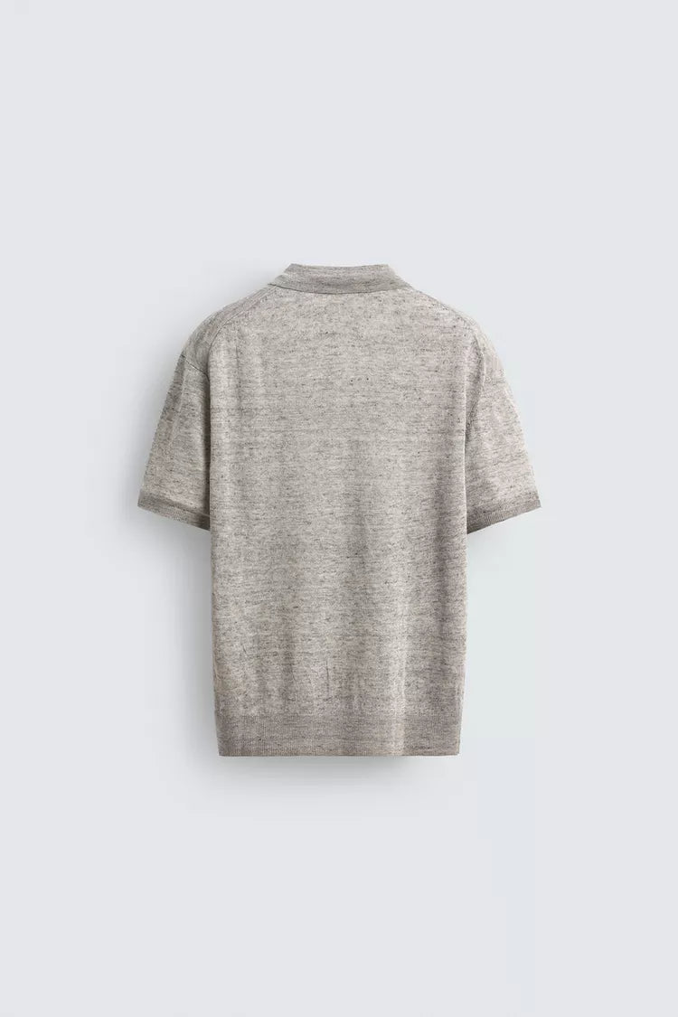 100% LINNEN TRICOT POLO