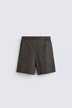 BERMUDA RELAXED FIT 100% LINNEN