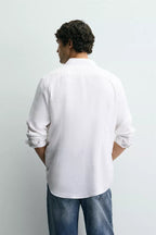 100% LINNEN OVERHEMD REGULAR FIT