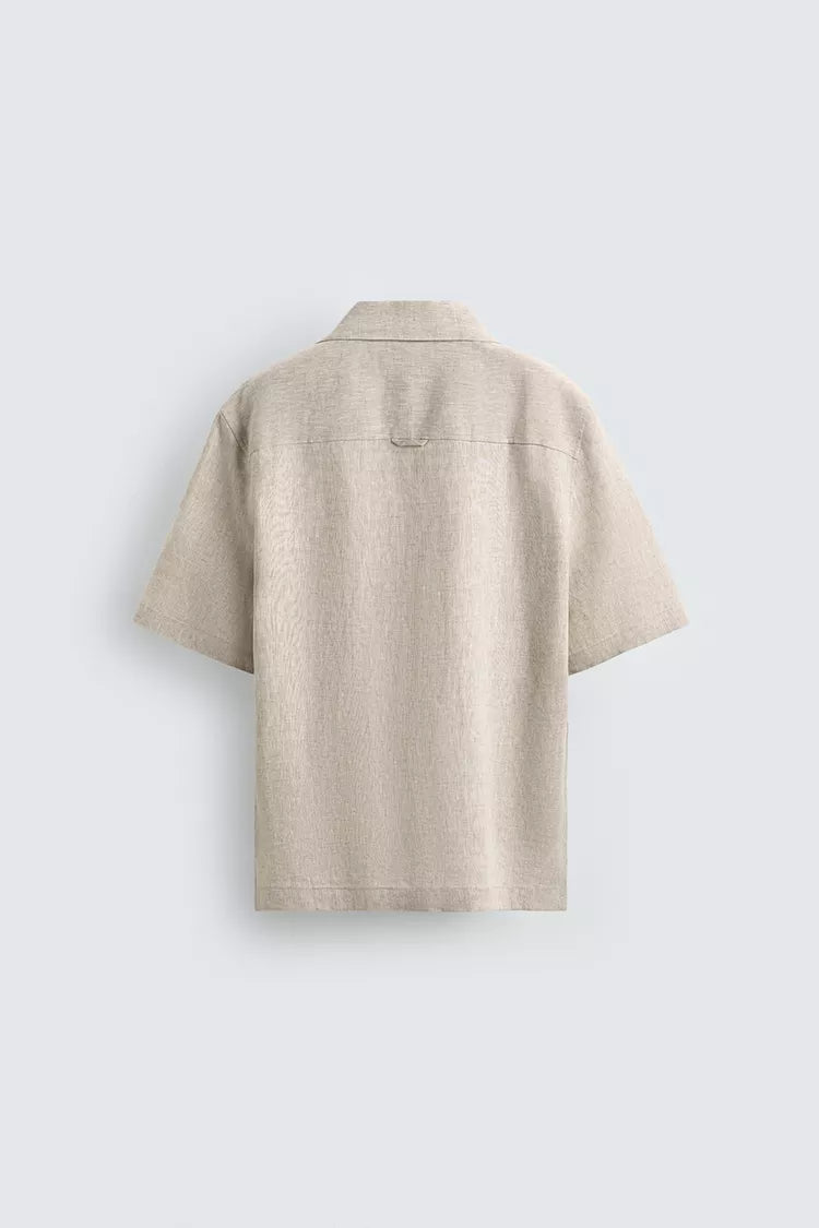 100% LINNEN RELAXED FIT OVERHEMD