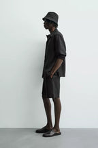 BERMUDA RELAXED FIT 100% LINNEN