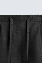 BERMUDA RELAXED FIT 100% LINNEN