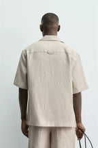100% LINNEN RELAXED FIT OVERHEMD
