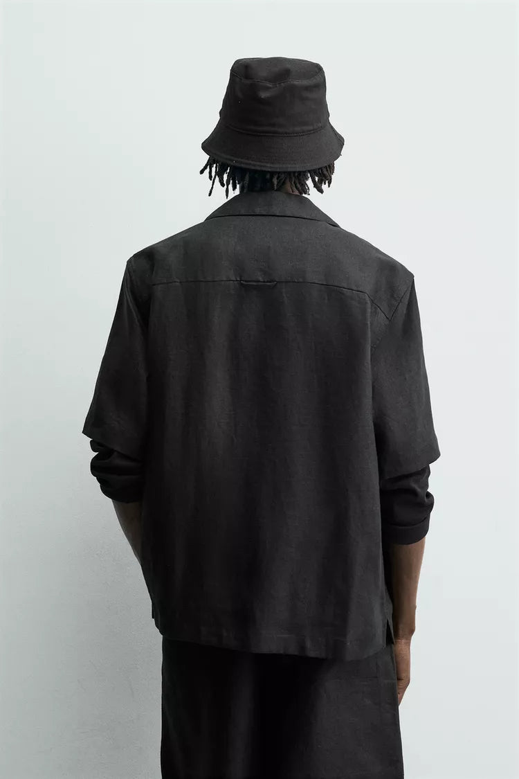 100% LINNEN RELAXED FIT OVERHEMD