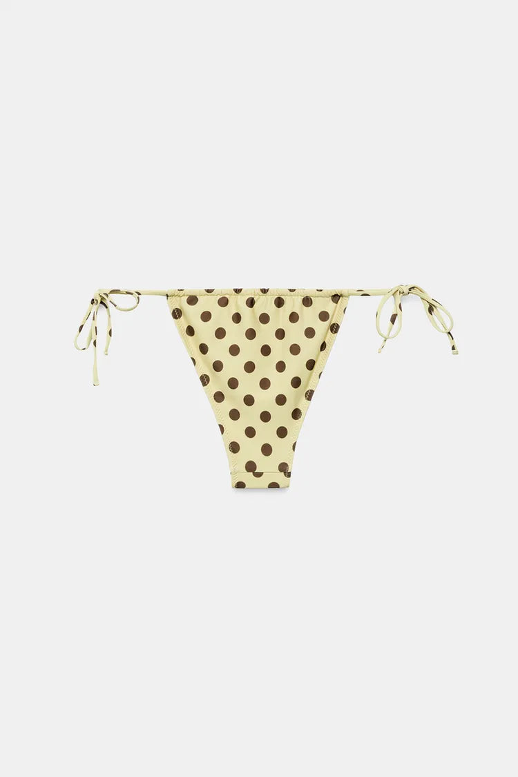 BIKINIBROEKJE MET STIPPEN EN STROOKJES