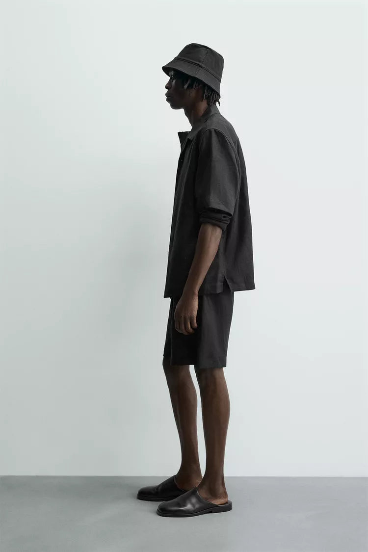 100% LINNEN RELAXED FIT OVERHEMD