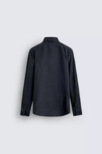 100% LINNEN OVERHEMD REGULAR FIT