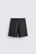 BERMUDA RELAXED FIT 100% LINNEN