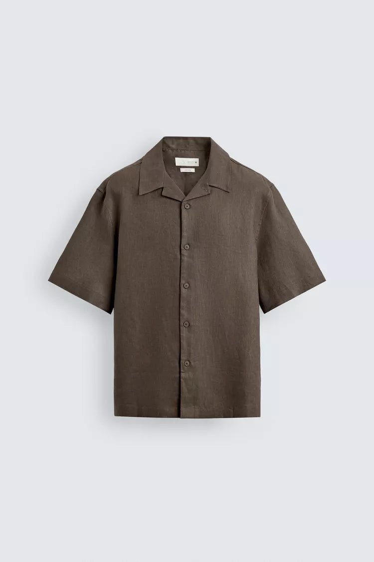 100% LINNEN RELAXED FIT OVERHEMD