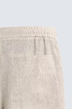 BERMUDA RELAXED FIT 100% LINNEN