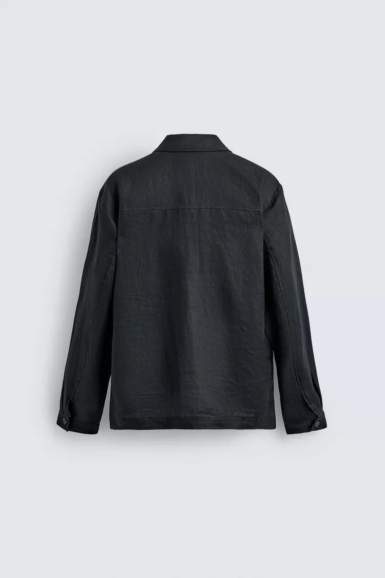 100% LINNEN OVERSHIRT