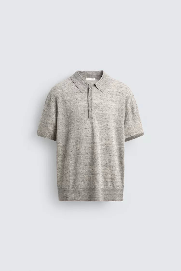 100% LINNEN TRICOT POLO