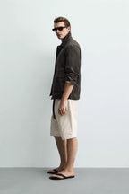 100% LINNEN OVERSHIRT