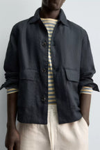 100% LINNEN OVERSHIRT