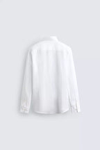 100% LINNEN OVERHEMD REGULAR FIT