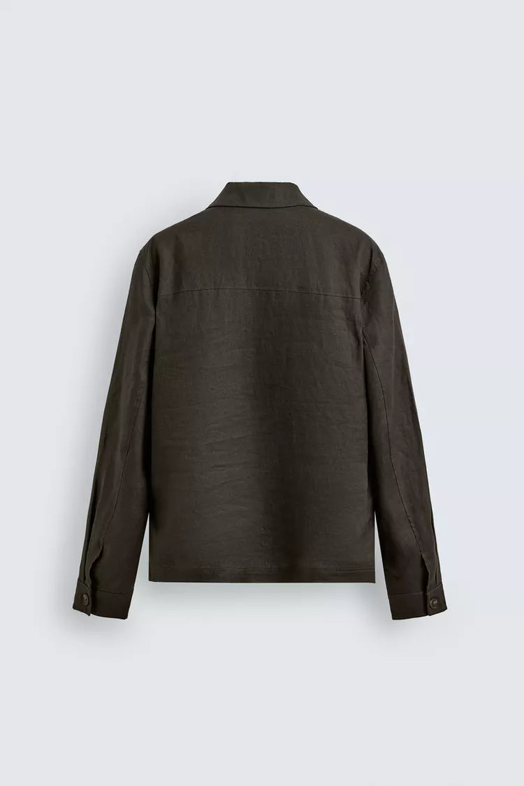 100% LINNEN OVERSHIRT